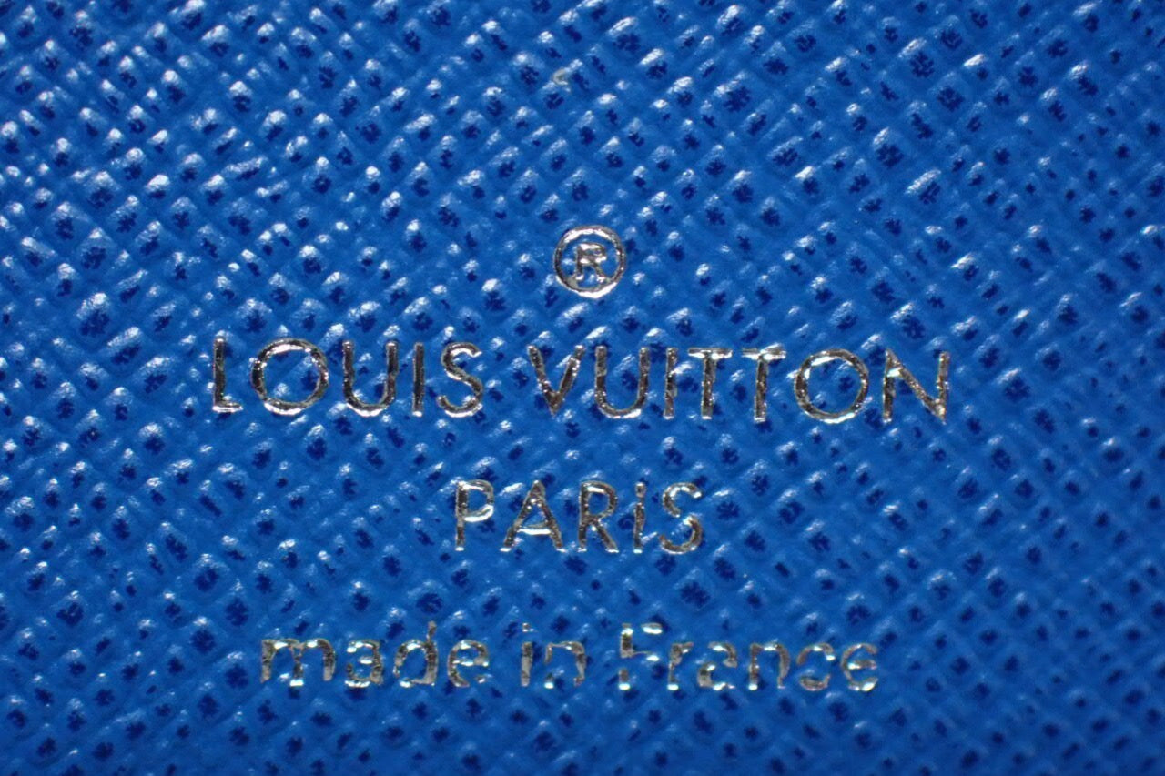 Louis Vuitton Damier Graphite Blue Slender Wallet