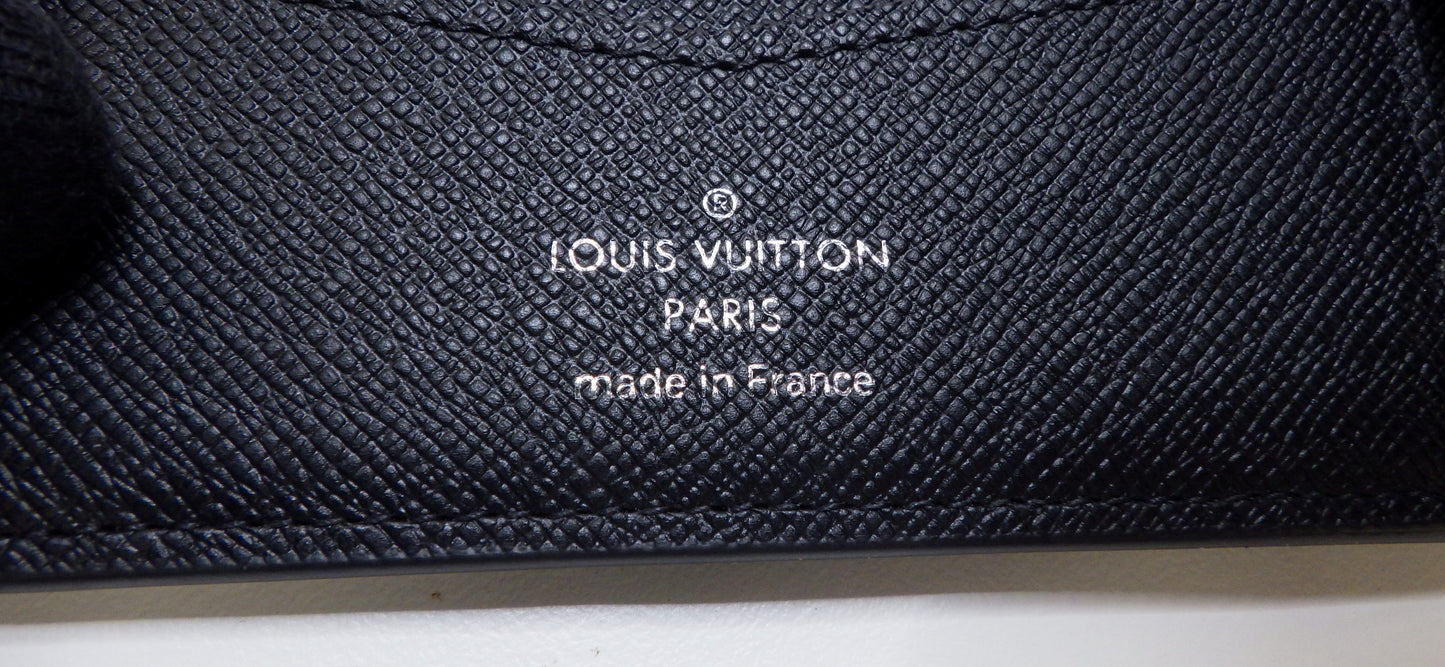Cartera plegable delgada Louis Vuitton Monogram Eclipse