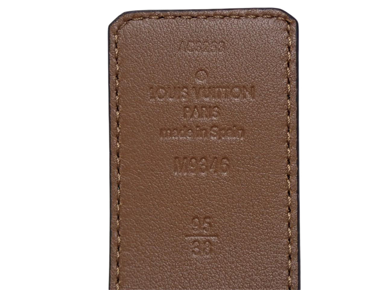 Louis Vuitton Monogram Leather Pyramid Reversible 40MM Belt