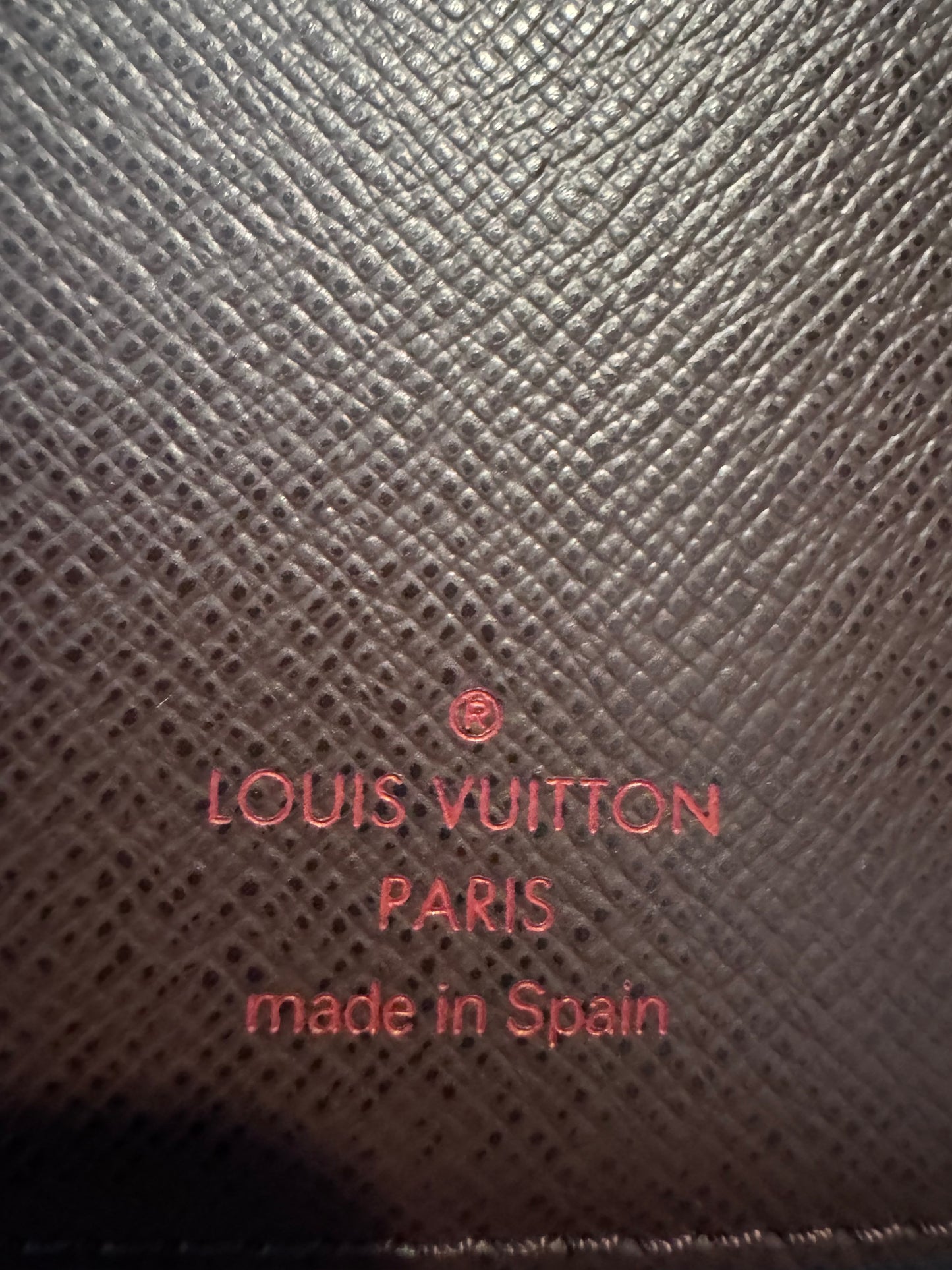 Louis Vuitton Damier Ebene Agenda Pm