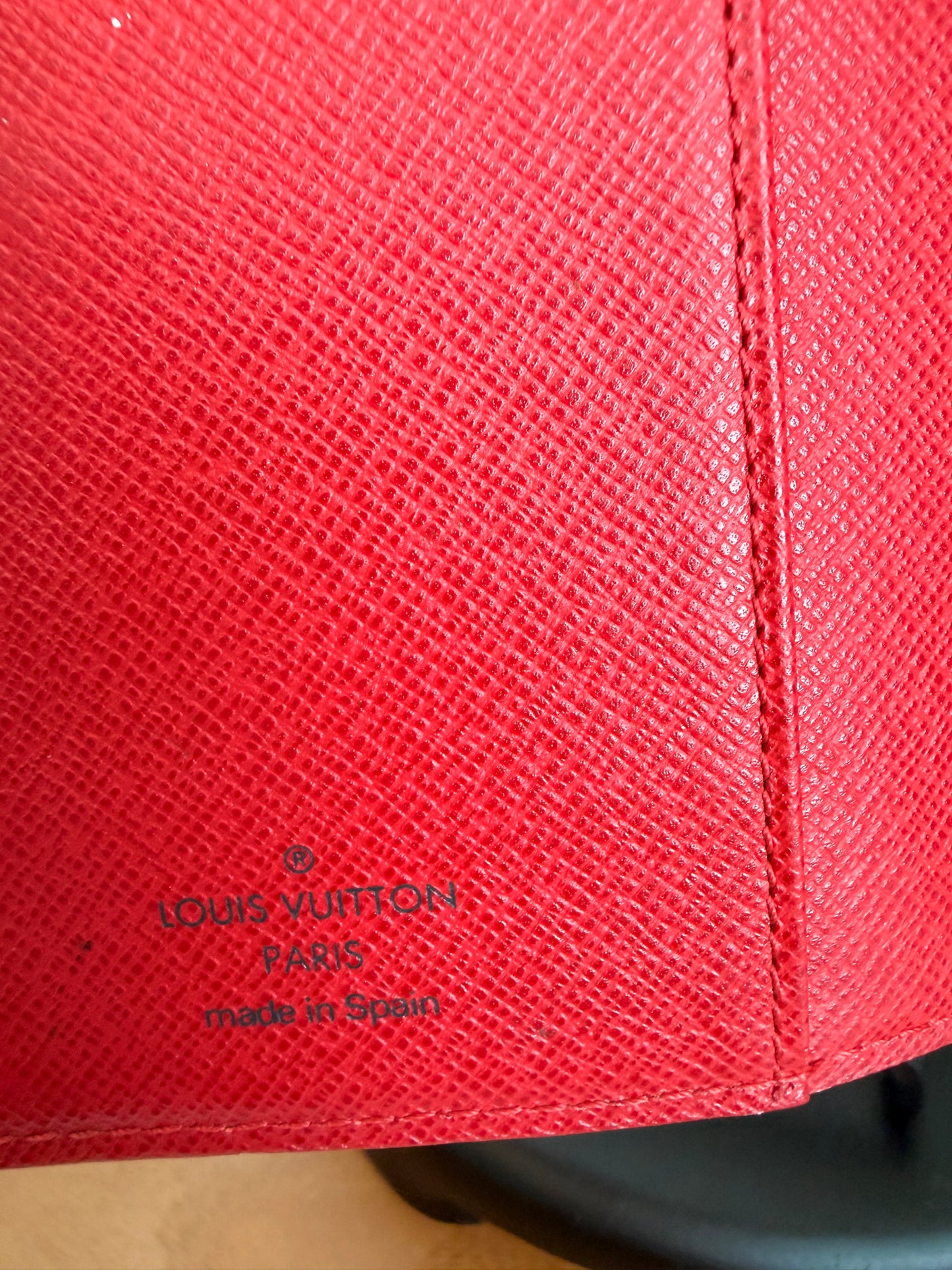 Louis Vuitton Vintage Epi Agenda Pm