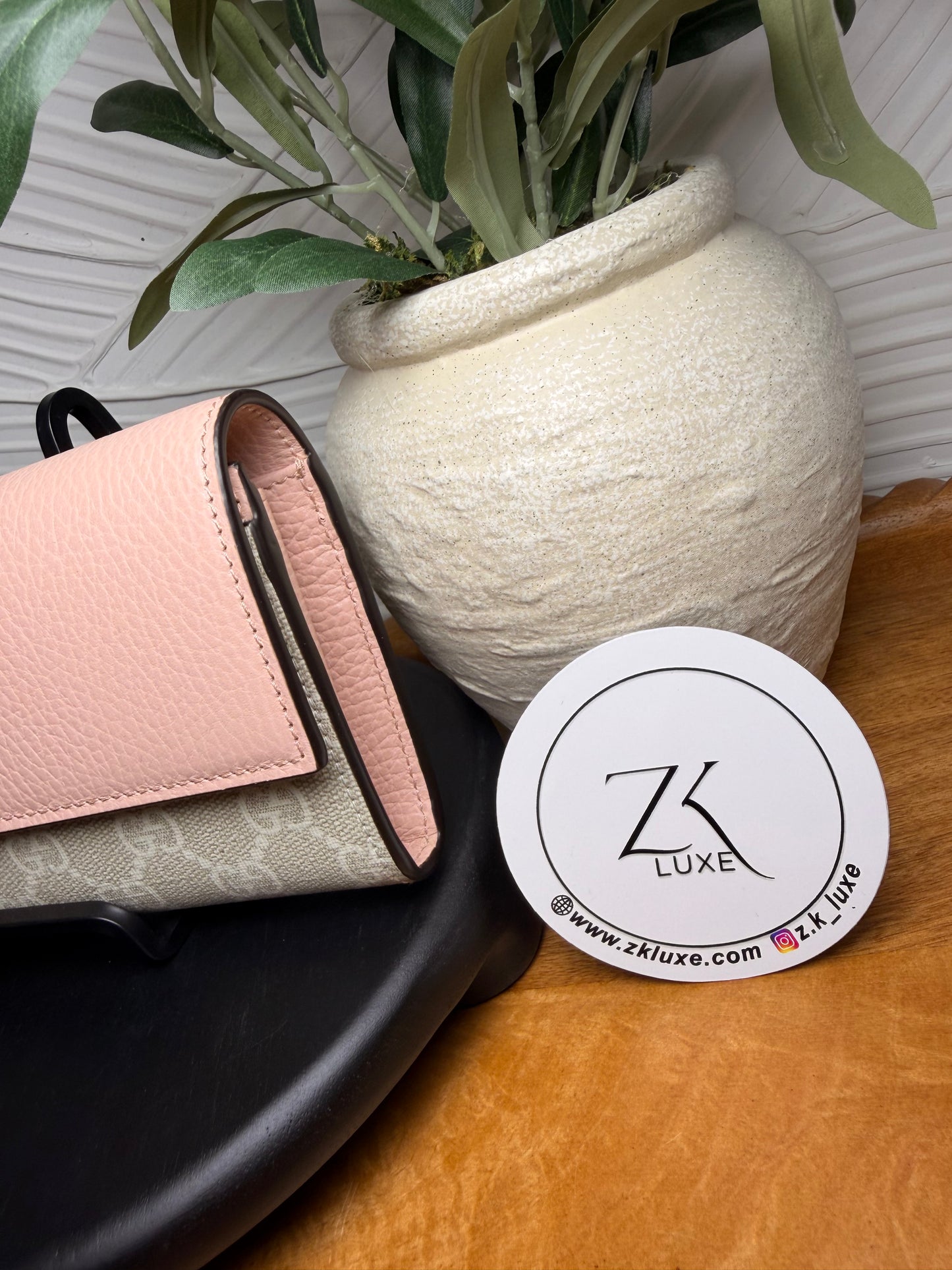 Cartera continental Gucci GG Marmont