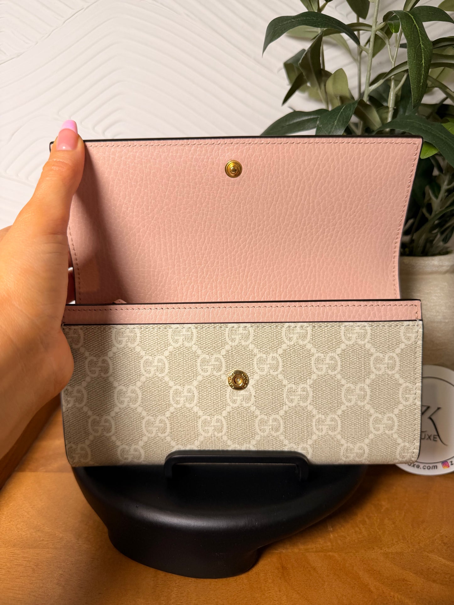 Cartera continental Gucci GG Marmont