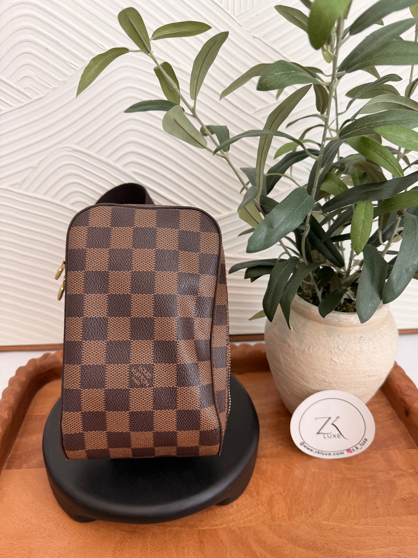 Louis Vuitton Damier Ebene Geronimo Bag