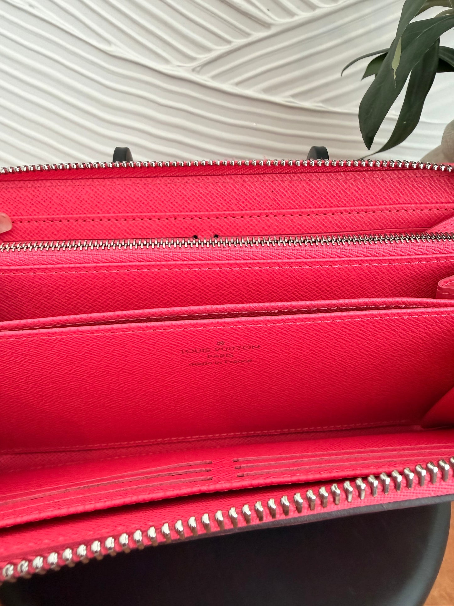 Louis Vuitton Pink Epi Zippy Wallet