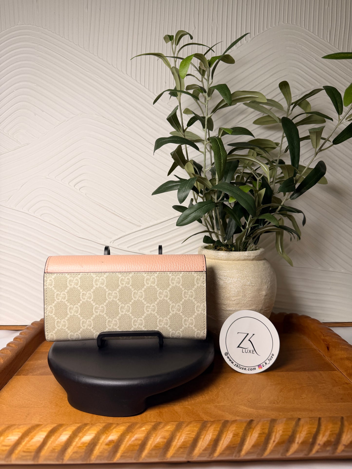 Cartera continental Gucci GG Marmont