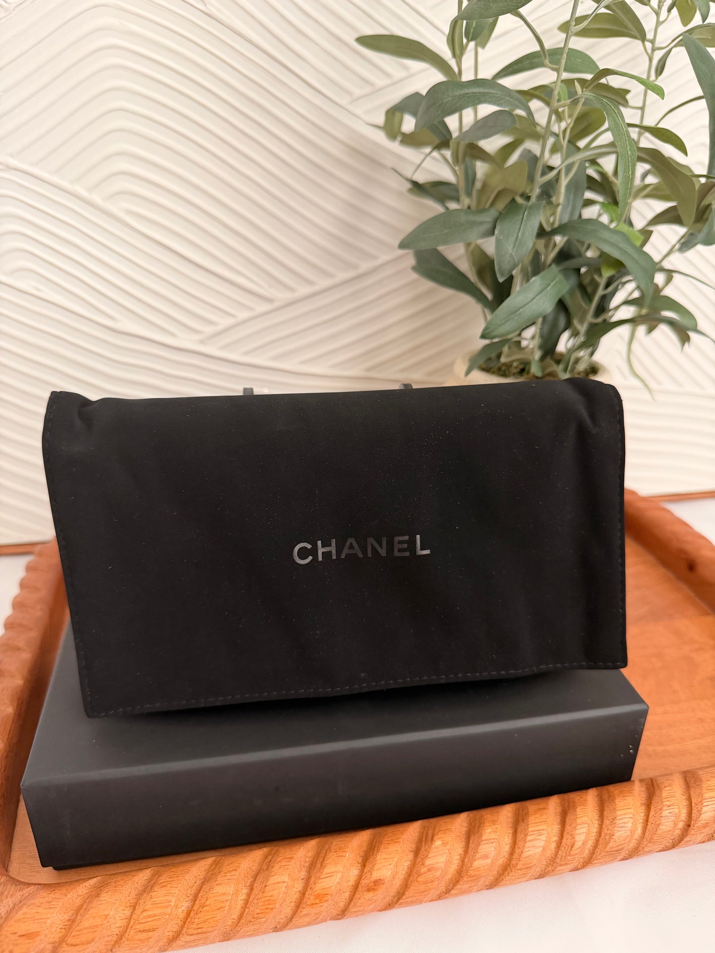 Chanel Coco Mark Matelasse Leather Long Wallet