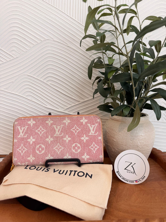 Louis Vuitton Monogram Jacquard Denim Zippy