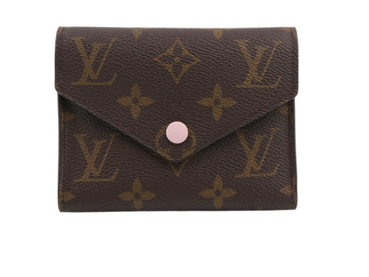 Louis Vuitton Monogram Victorine Rose ballerine Wallet