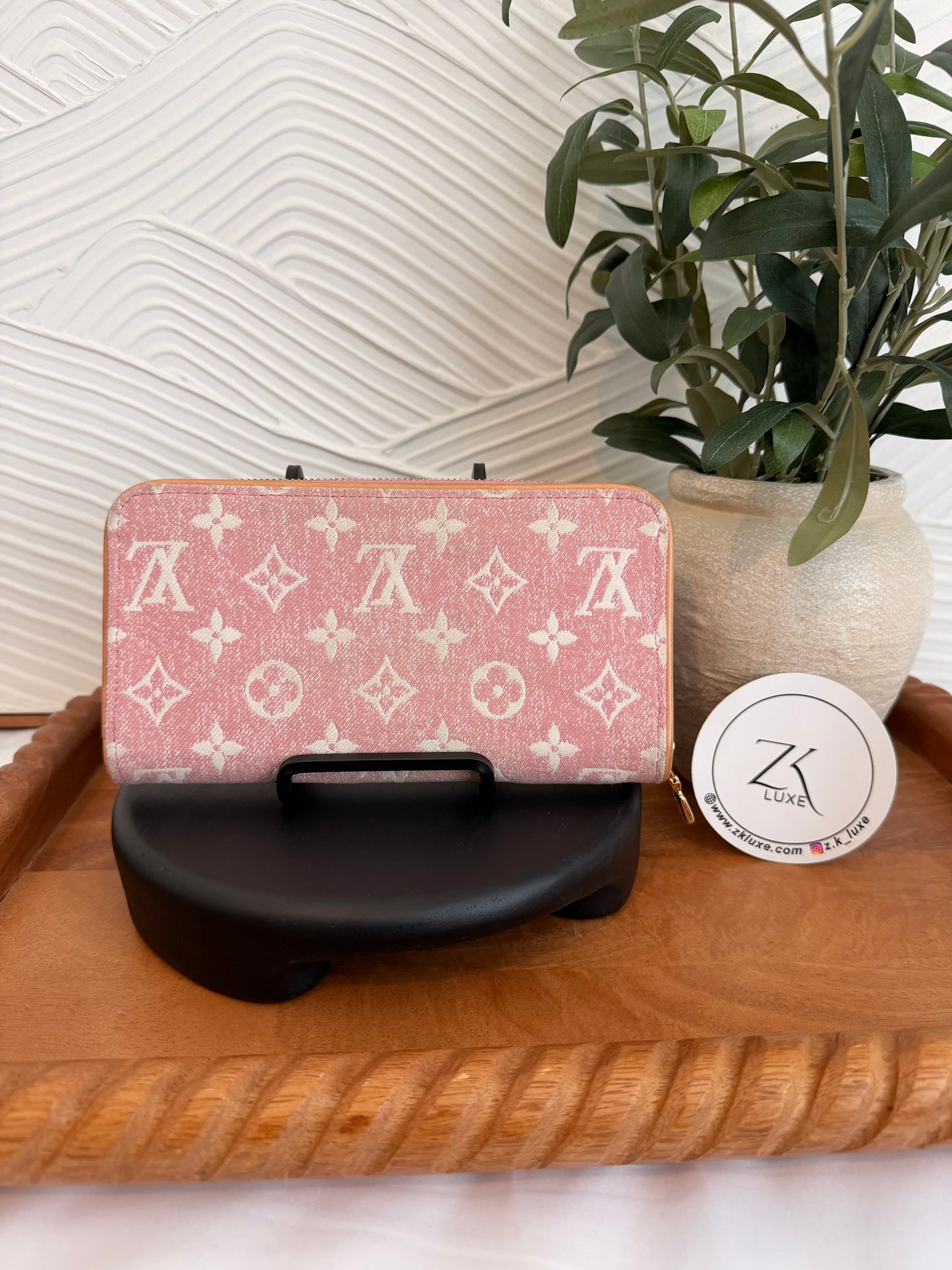 Louis Vuitton Monogram Jacquard Denim Zippy