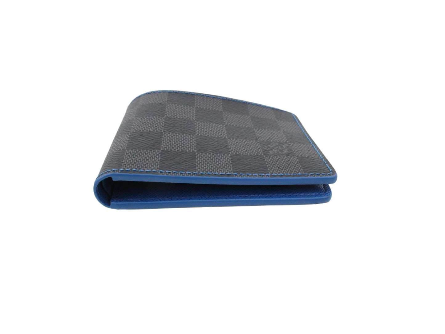 Louis Vuitton Damier Graphite Blue Slender Wallet