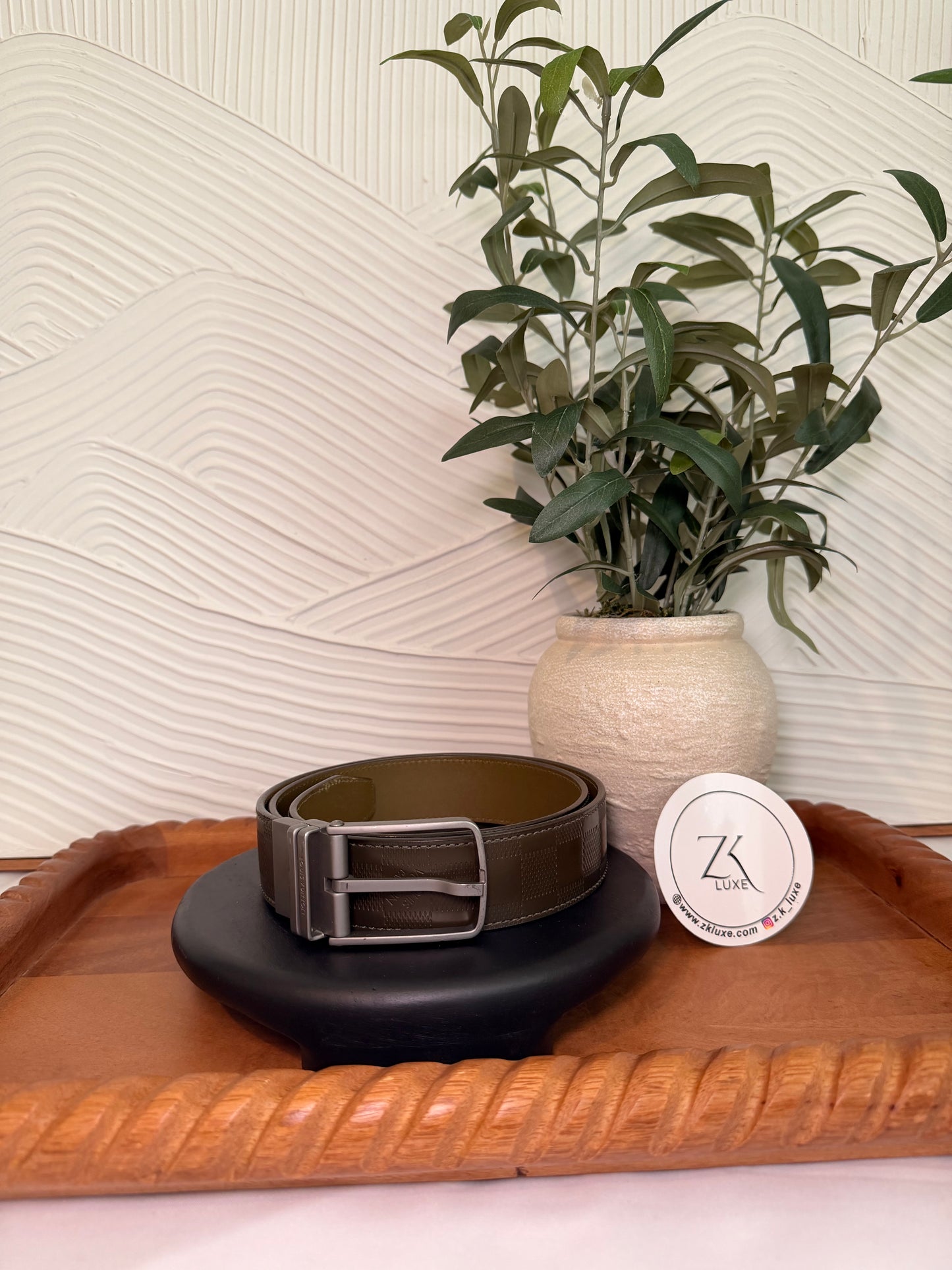 Louis Vuitton Infini Damier Belt