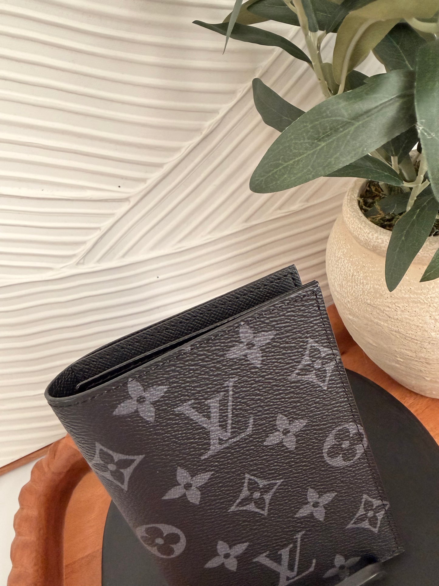 Louis Vuitton Monogram Eclipse Passport Holder