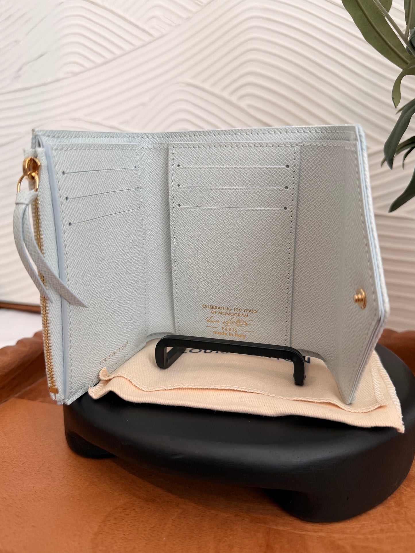 Louis Vuitton Victorine Wallet In Bleu Courrier - 130th anniversary