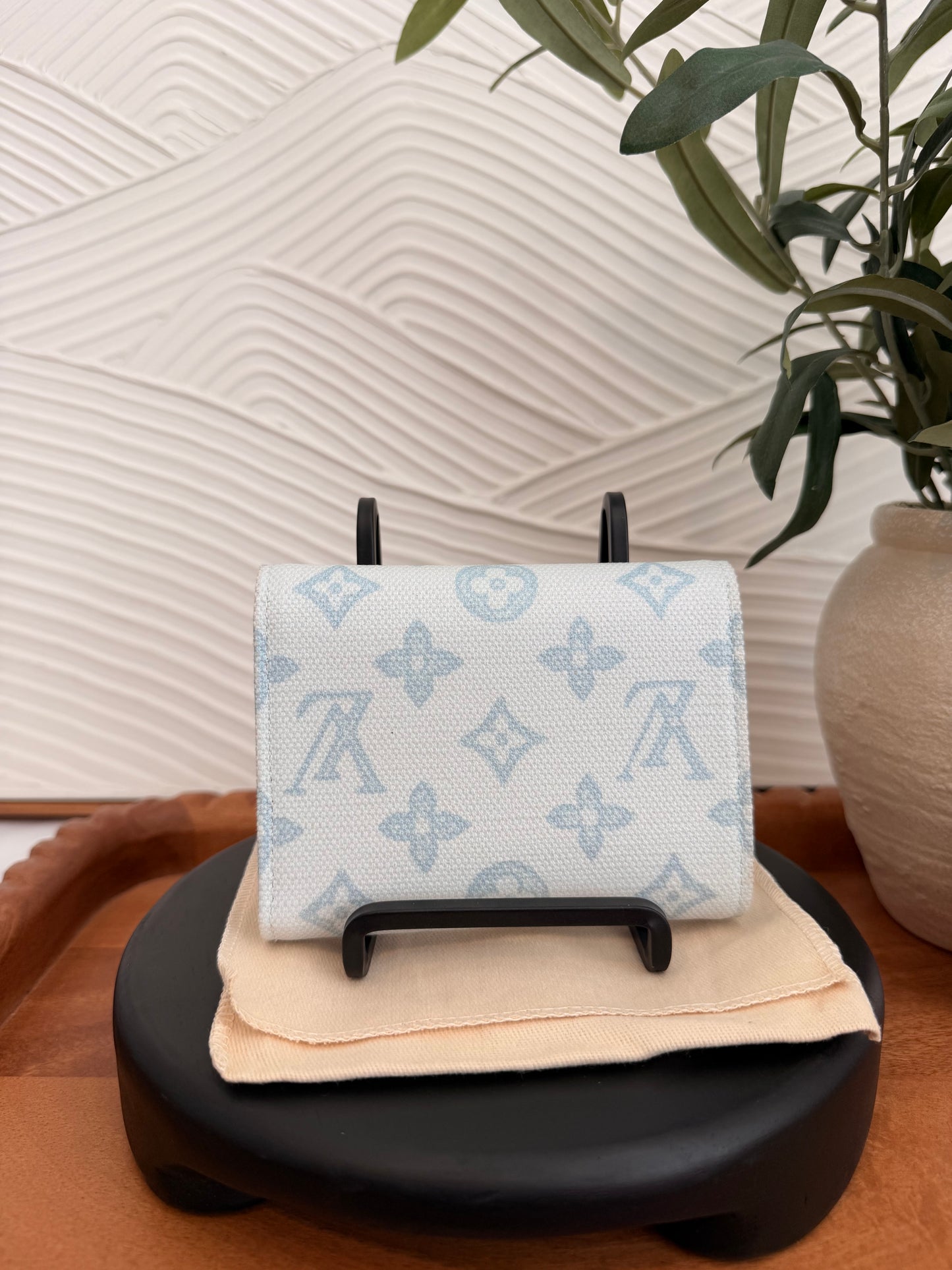 Louis Vuitton Victorine Wallet In Bleu Courrier - 130th anniversary