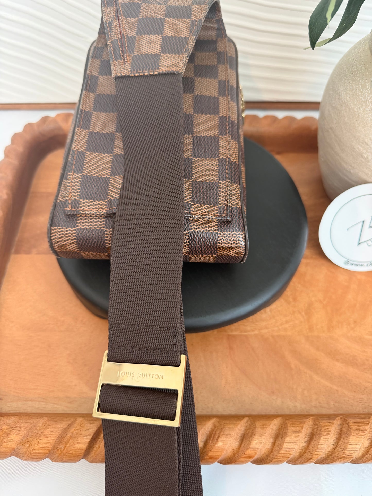 Louis Vuitton Damier Ebene Geronimo Bag