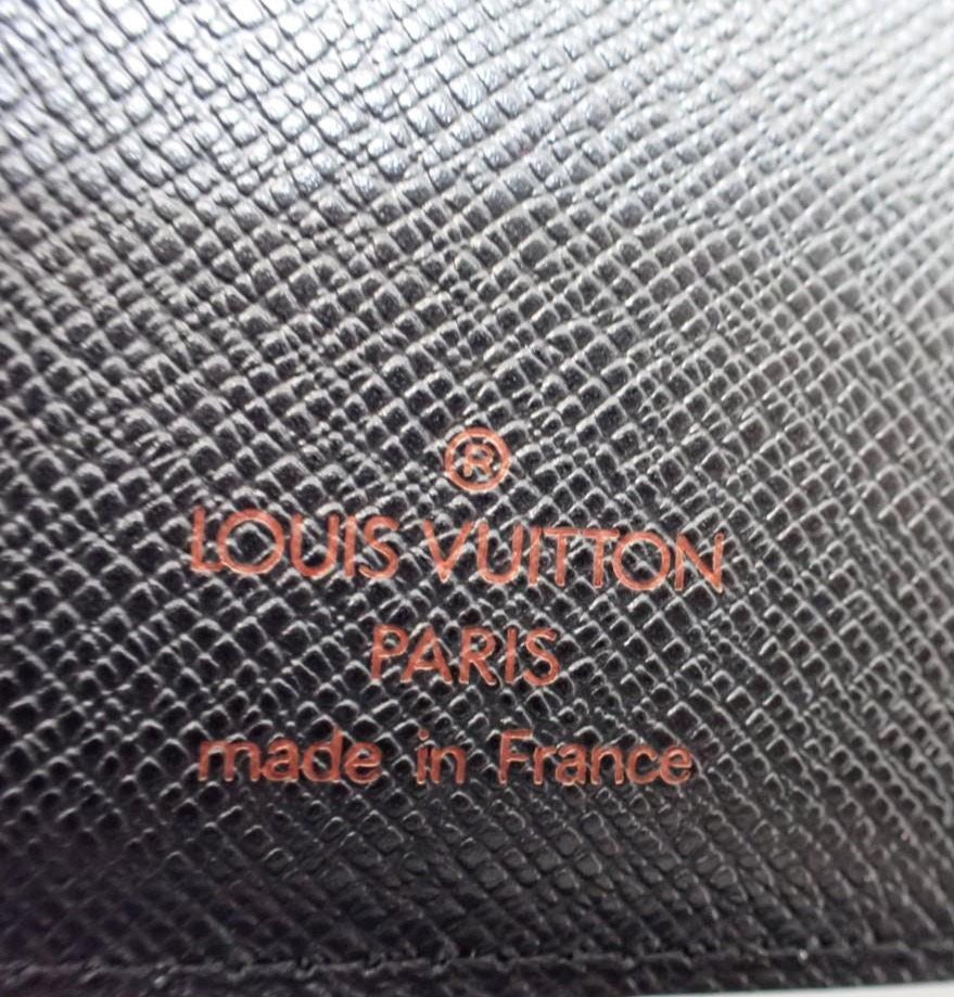 Louis Vuitton Epi Z Agenda PM Noir
