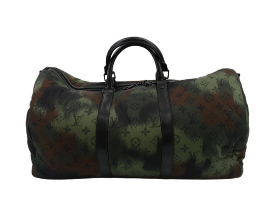 Louis Vuitton Keepall Bandouliere 50 Monograma de camuflaje 