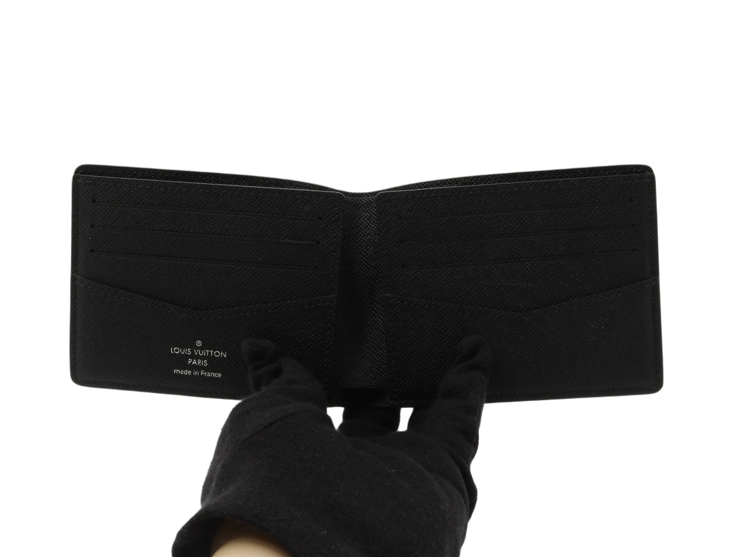 Cartera plegable delgada Louis Vuitton Monogram Eclipse