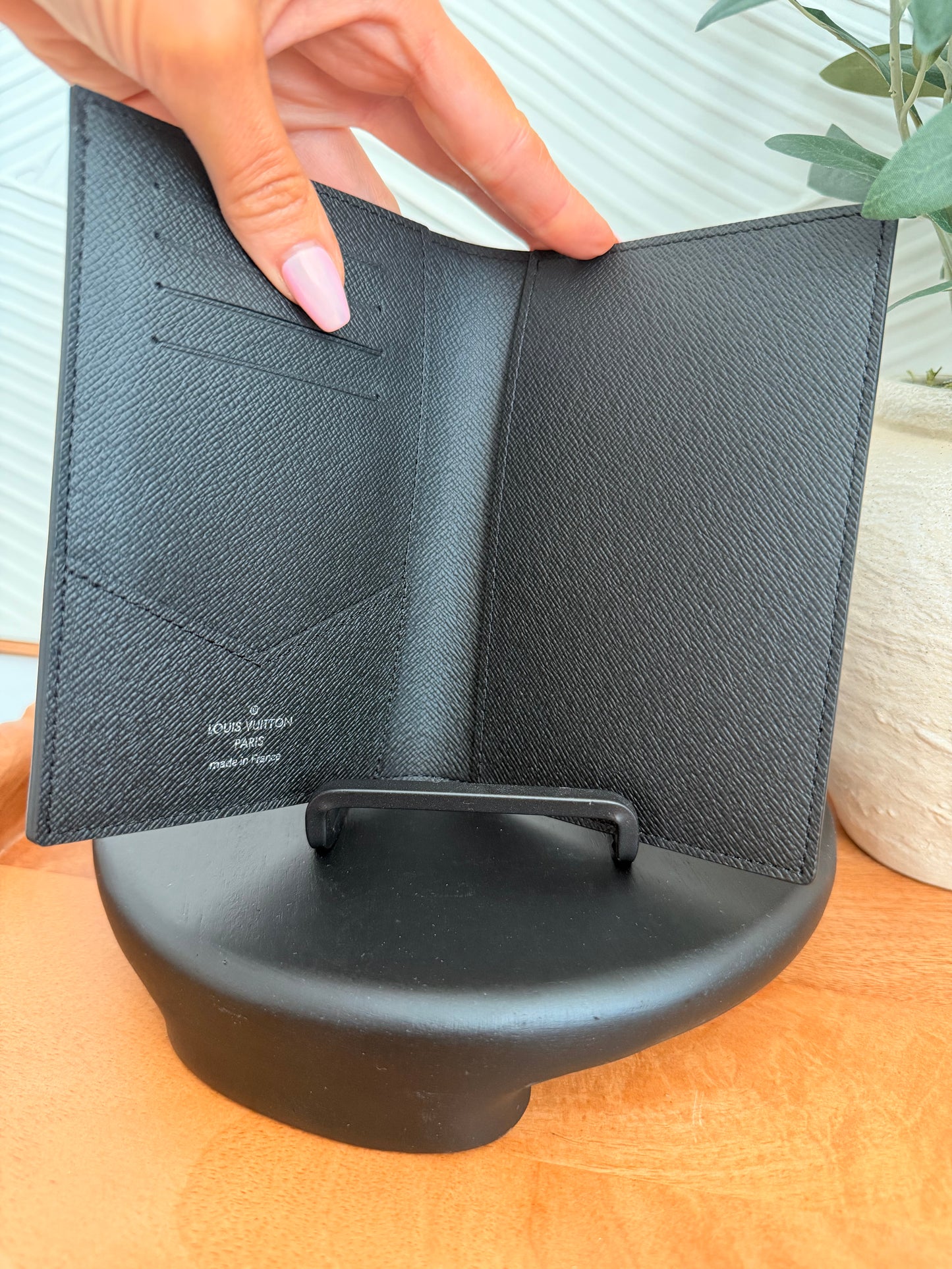Louis Vuitton Monogram Eclipse Passport Holder