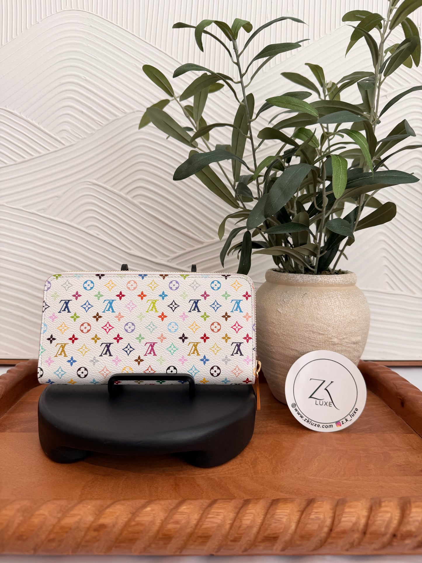 LV x TM Zippy Wallet
