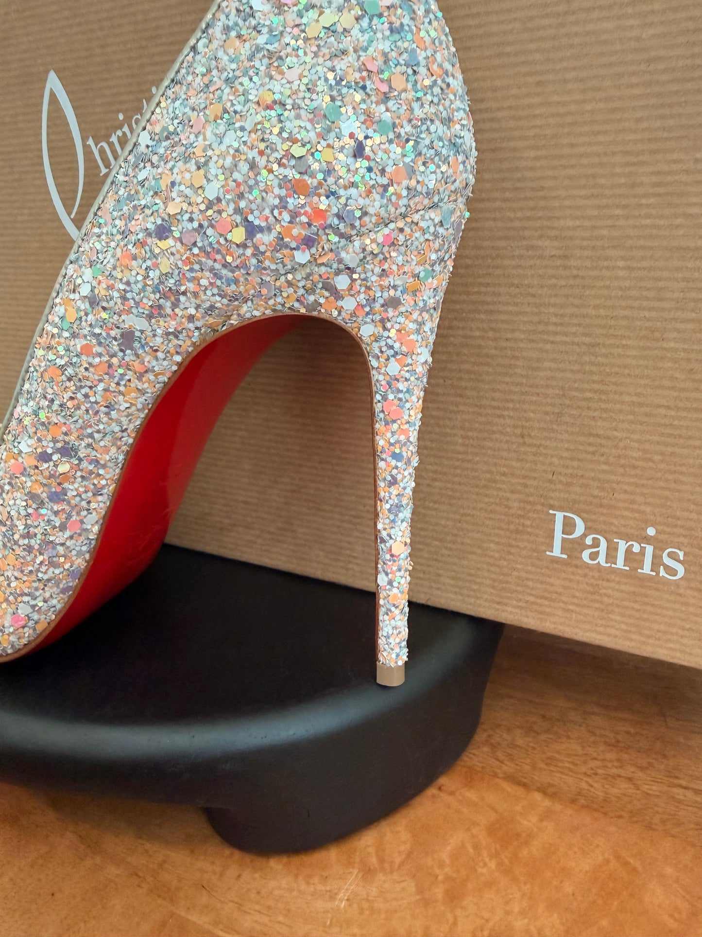 Christian Louboutin pigalle follies 100mm gl gems/sp las