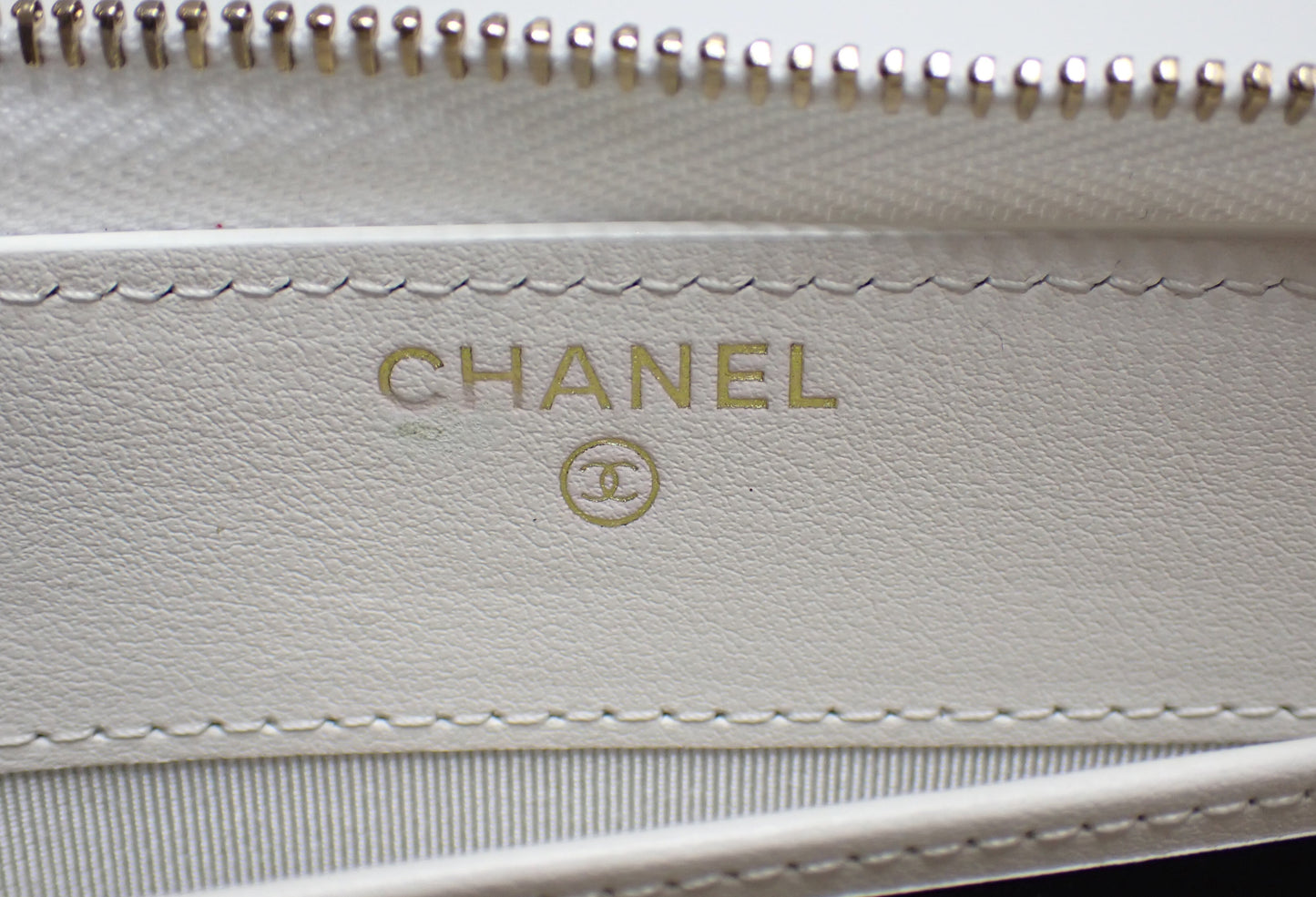 Chanel Coco Mark Matelasse Leather Long Wallet
