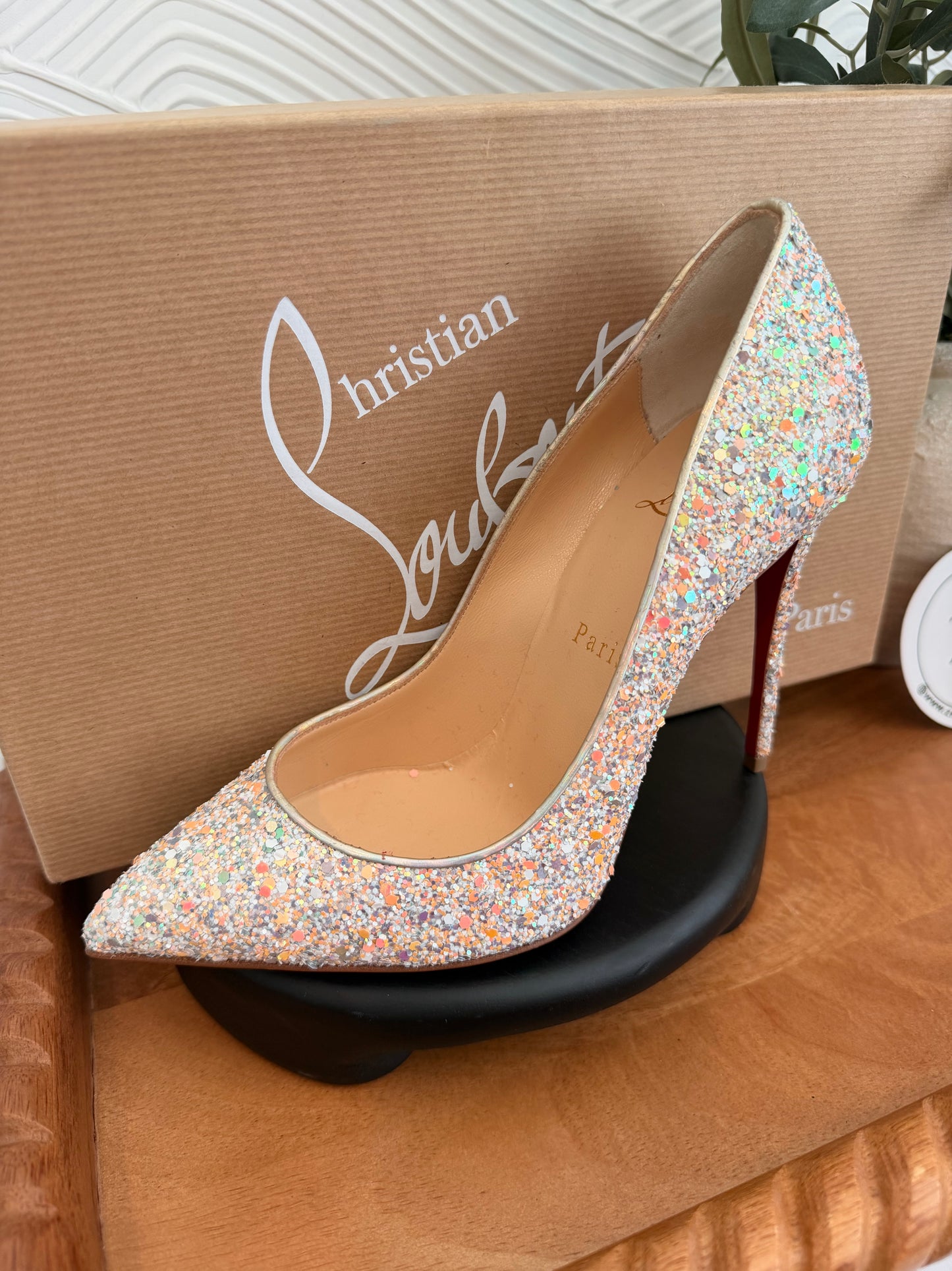 Christian Louboutin pigalle follies 100mm gl gems/sp las
