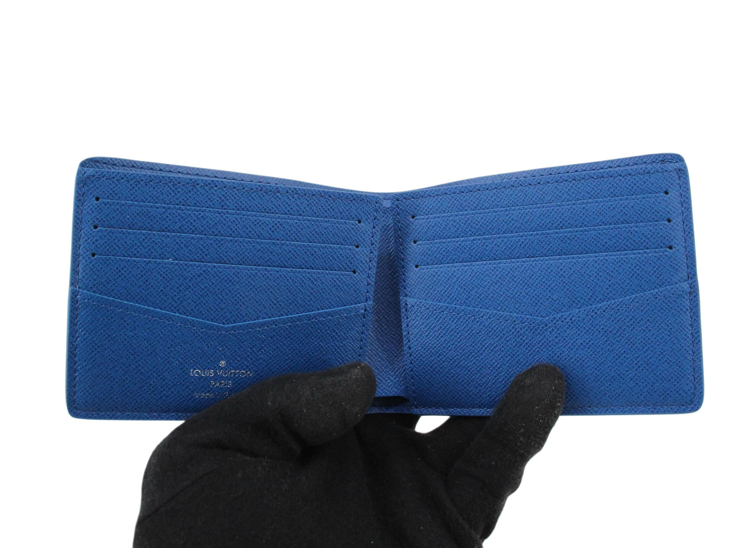 Louis Vuitton Damier Graphite Blue Slender Wallet