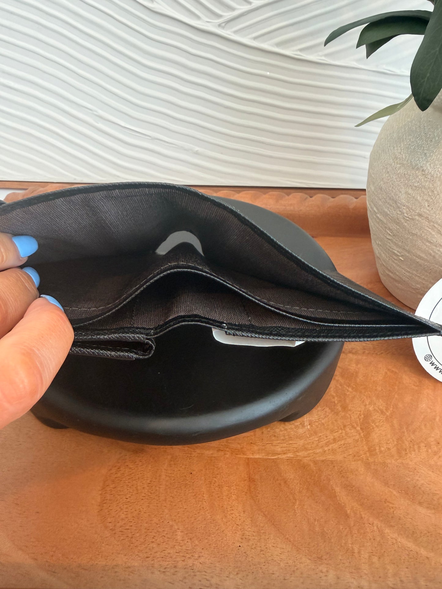 Burberry Embossed Check Continental Wallet