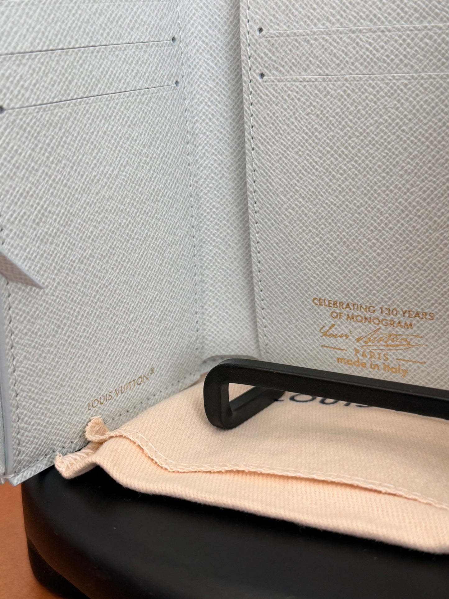 Louis Vuitton Victorine Wallet In Bleu Courrier - 130th anniversary