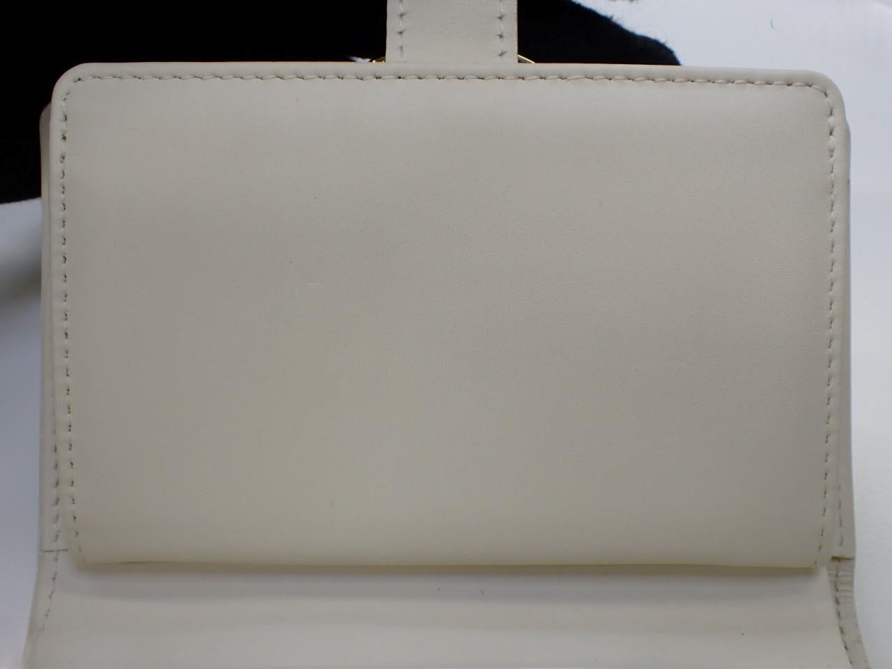 Chanel Caviar Quilted Medium Flap Wallet White