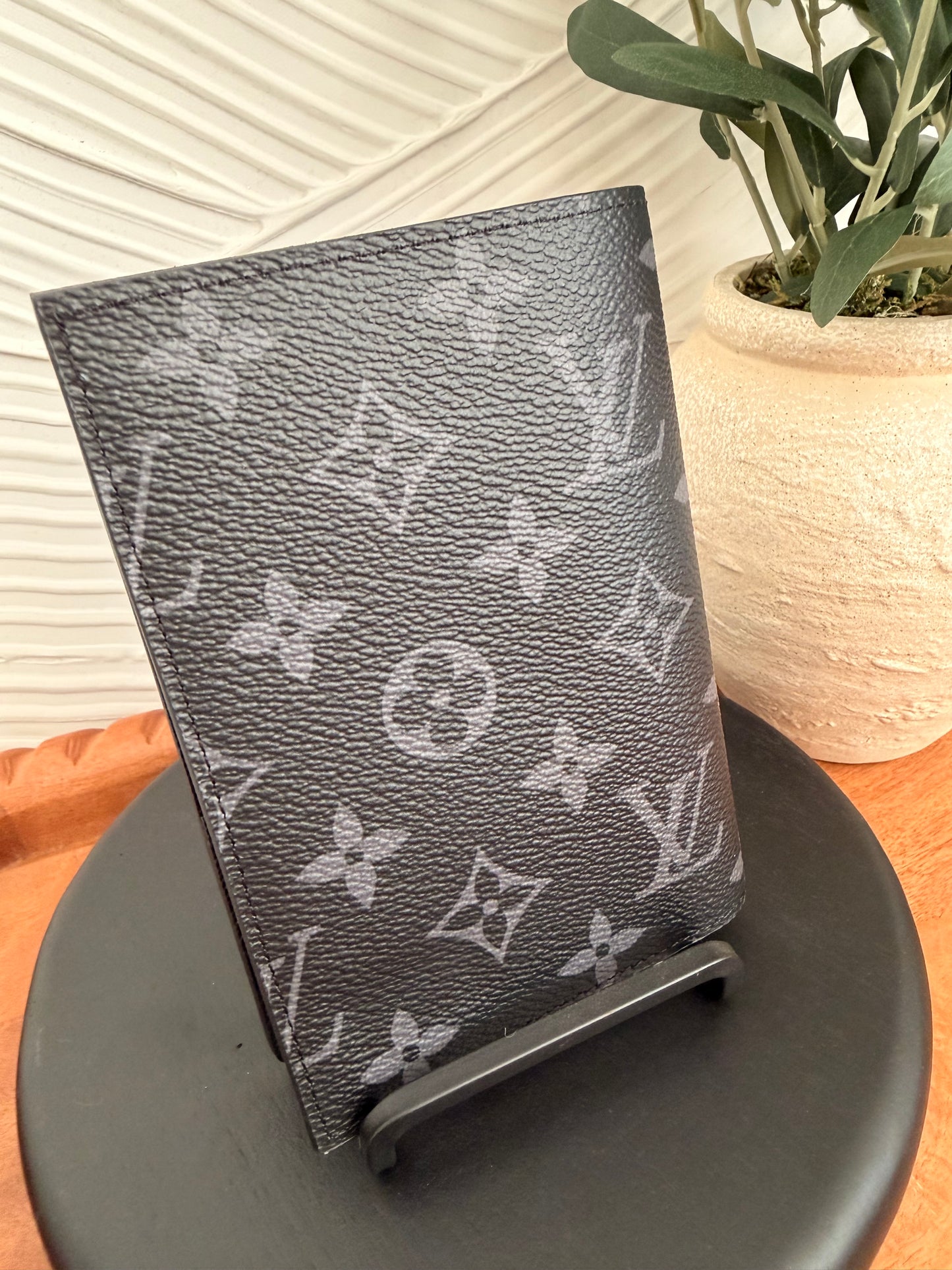 Louis Vuitton Monogram Eclipse Passport Holder
