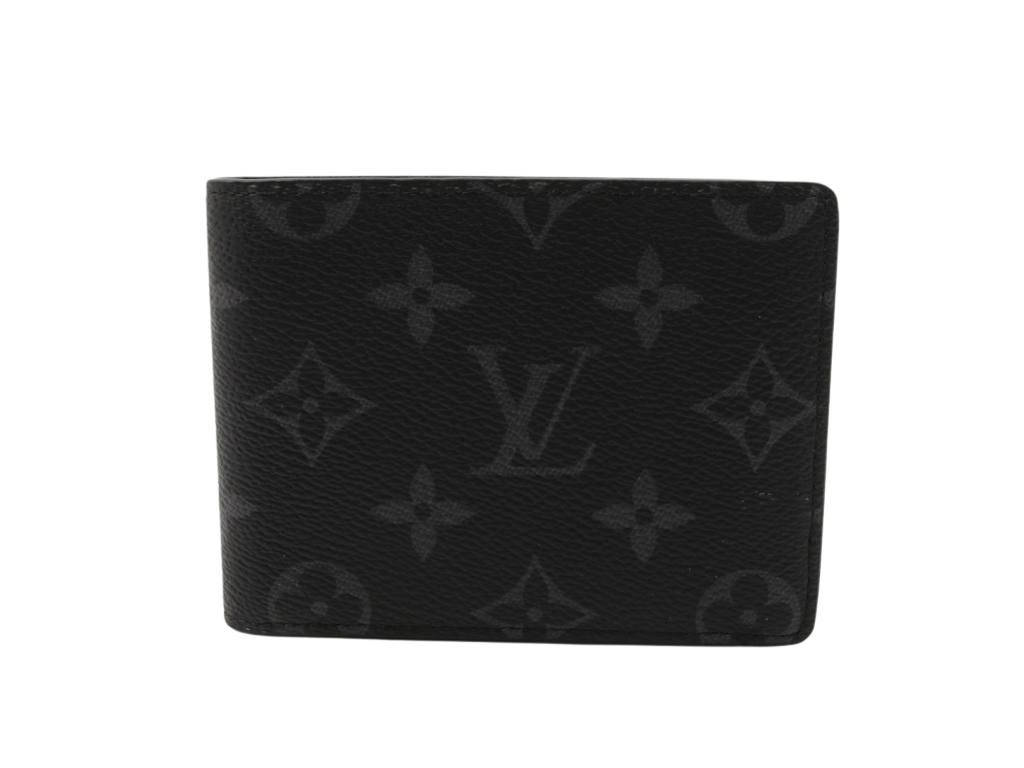 Cartera plegable delgada Louis Vuitton Monogram Eclipse