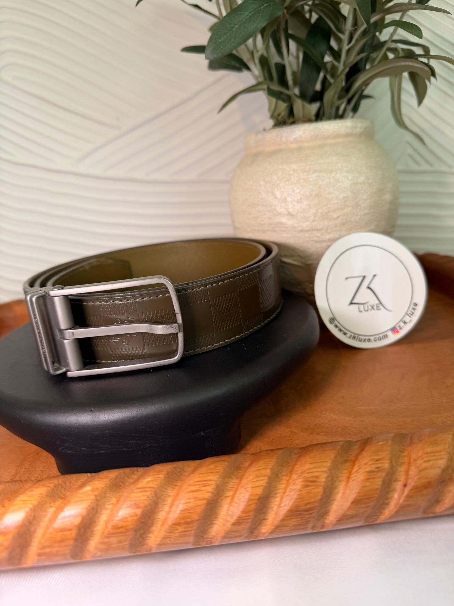 Louis Vuitton Infini Damier Belt