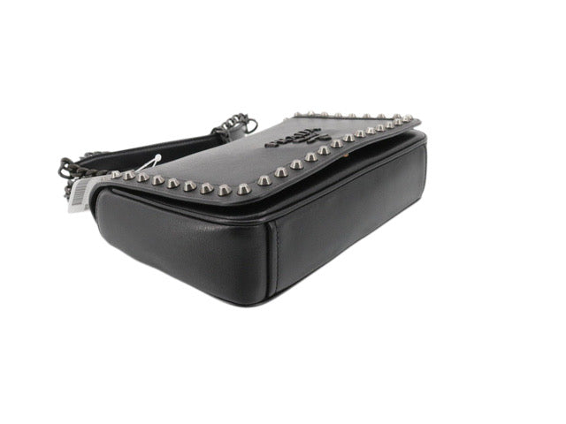 Bolso de hombro Prada Studded Glace