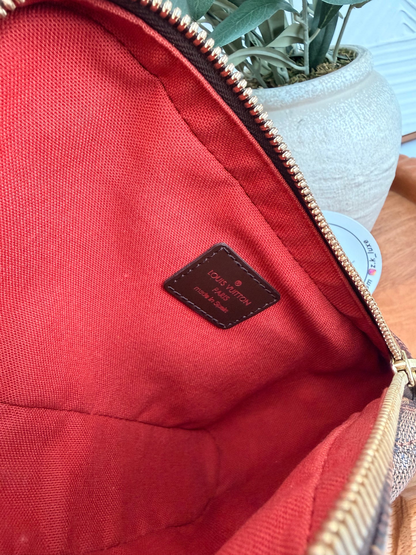 Louis Vuitton Damier Ebene Geronimo Bag