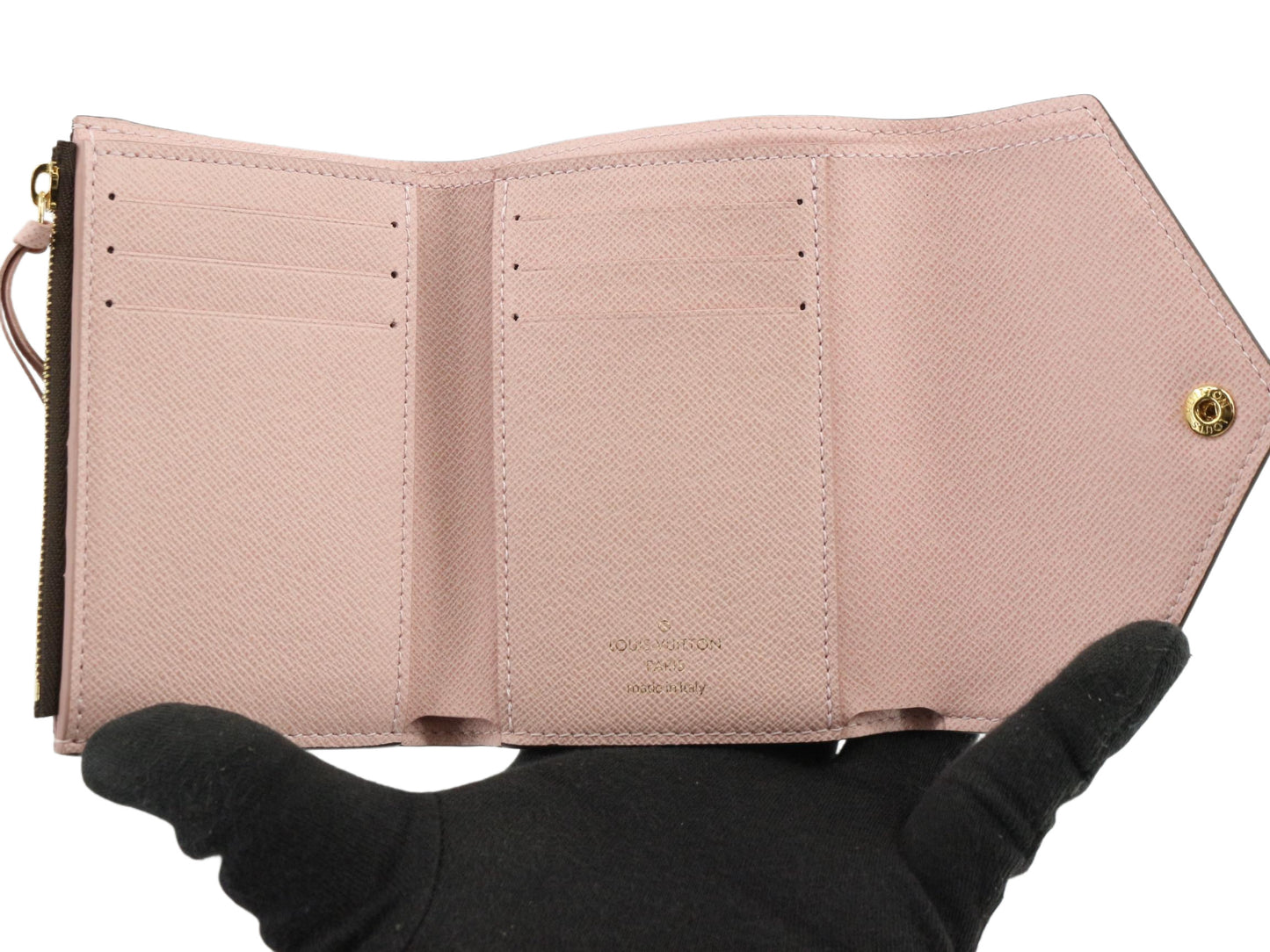 Louis Vuitton Monogram Victorine Rose ballerine Wallet