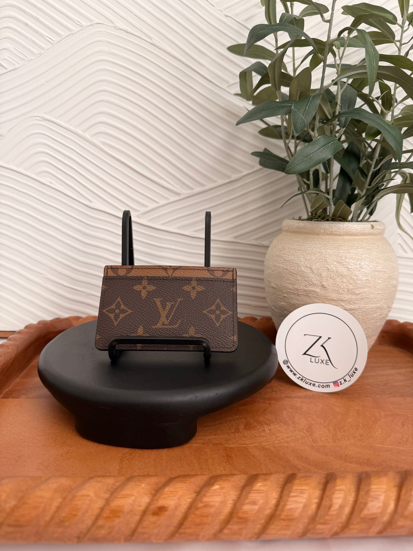 Louis Vuitton Reverse Monogram Card Holder