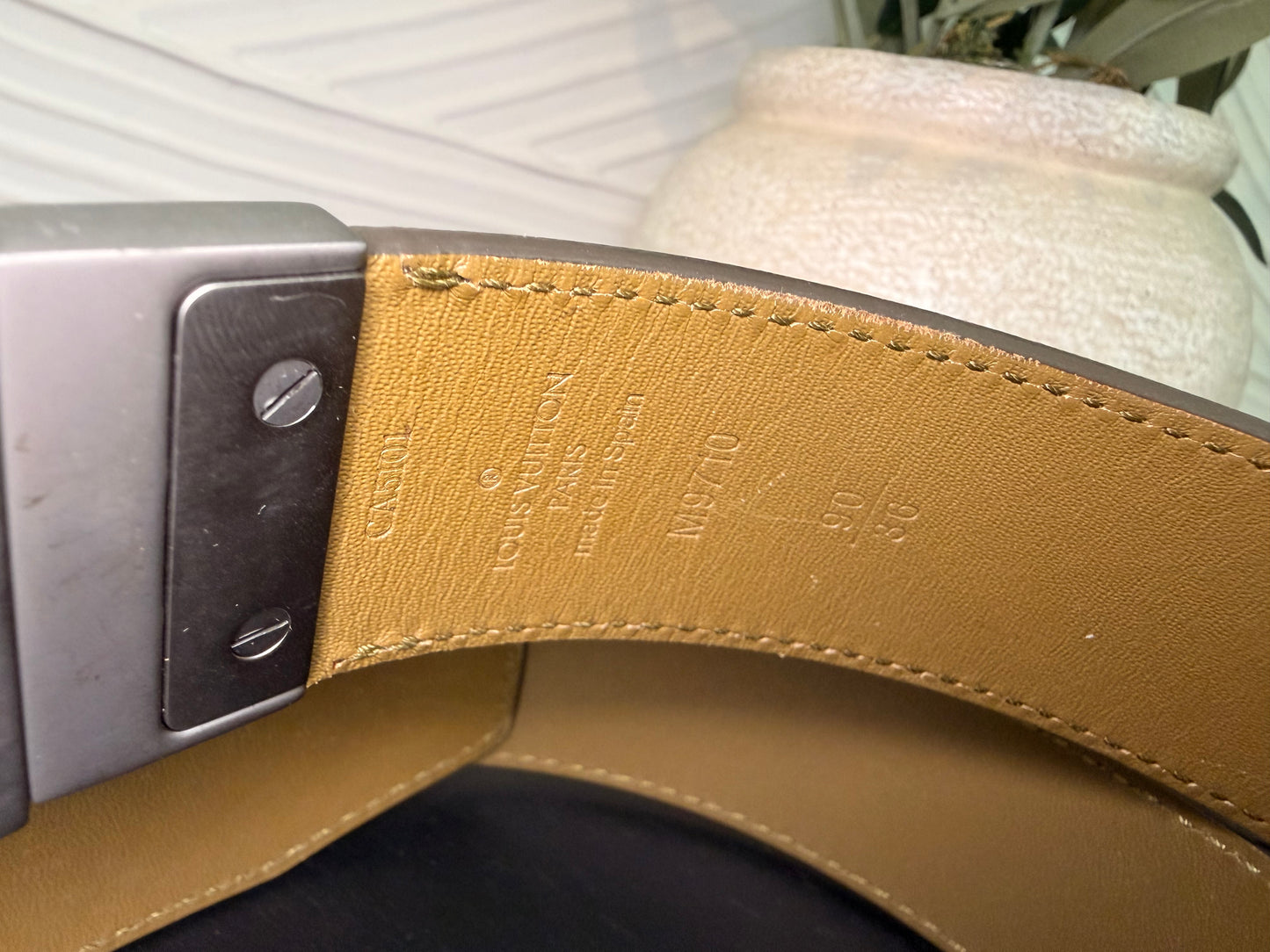 Louis Vuitton Infini Damier Belt