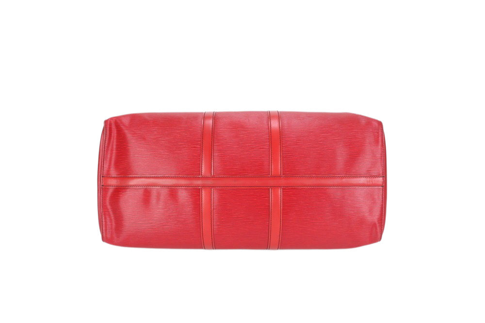 Louis Vuitton Keepall 55 Castillian Red