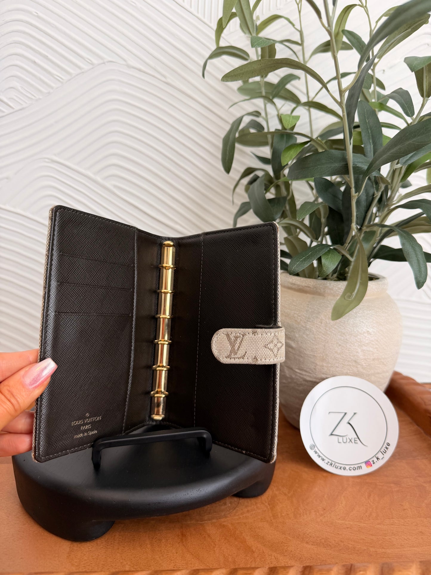 Louis Vuitton Monogram Mini Lin Agenda PM