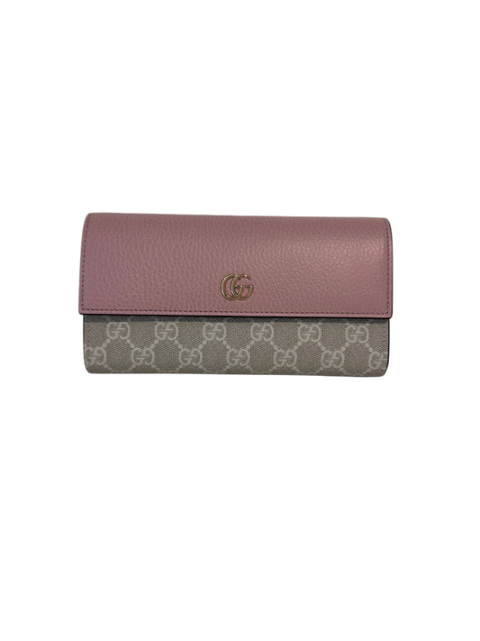 Cartera continental Gucci GG Marmont