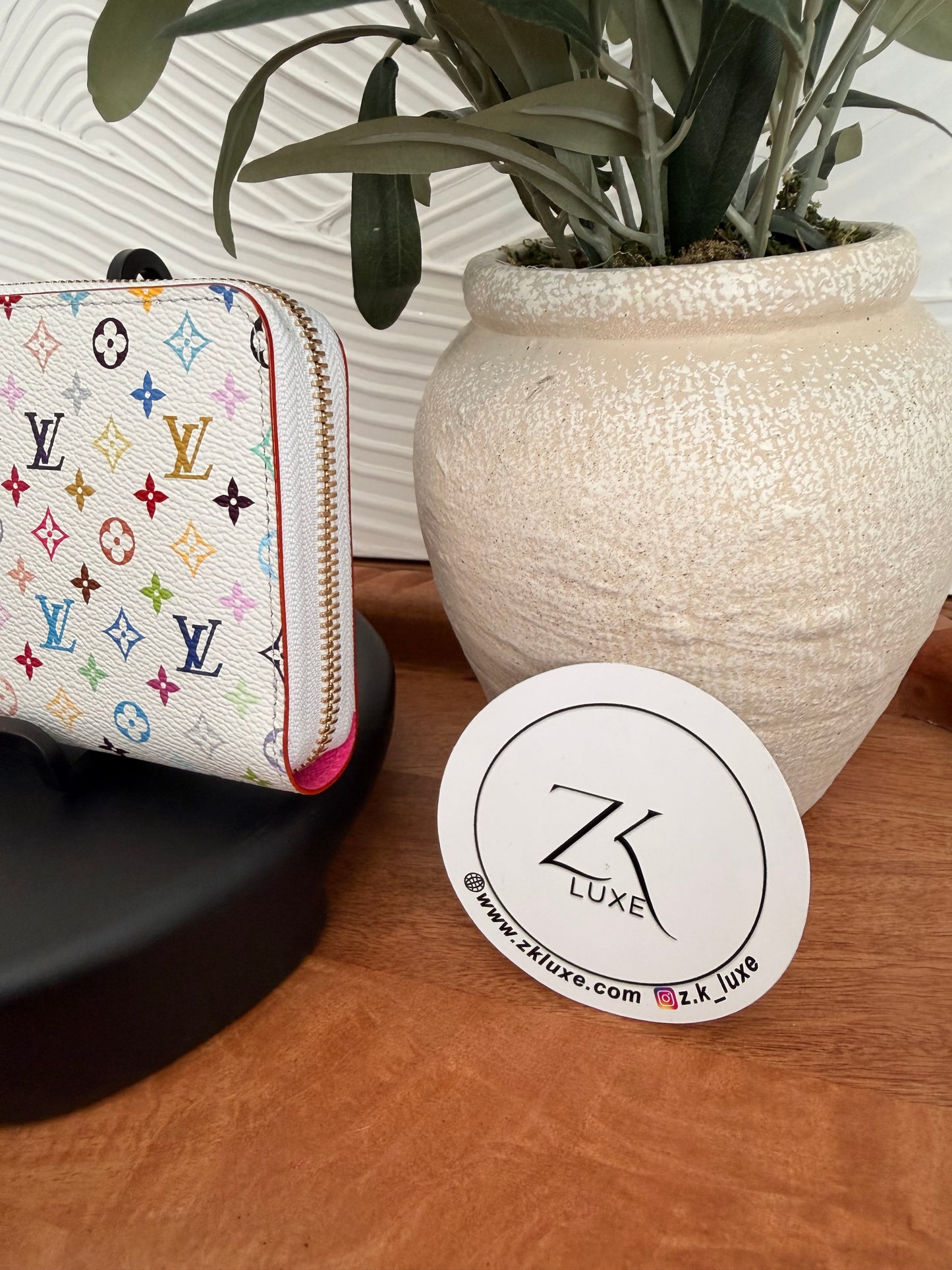 LV x TM Zippy Wallet