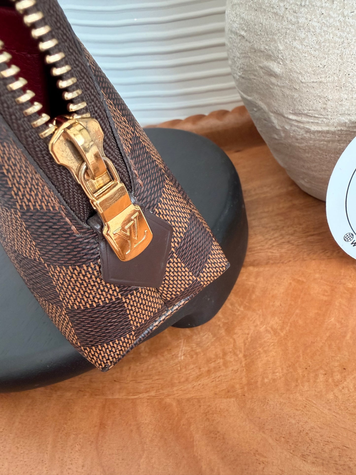 Louis Vuitton Damier Ebene Cosmetic Pouch