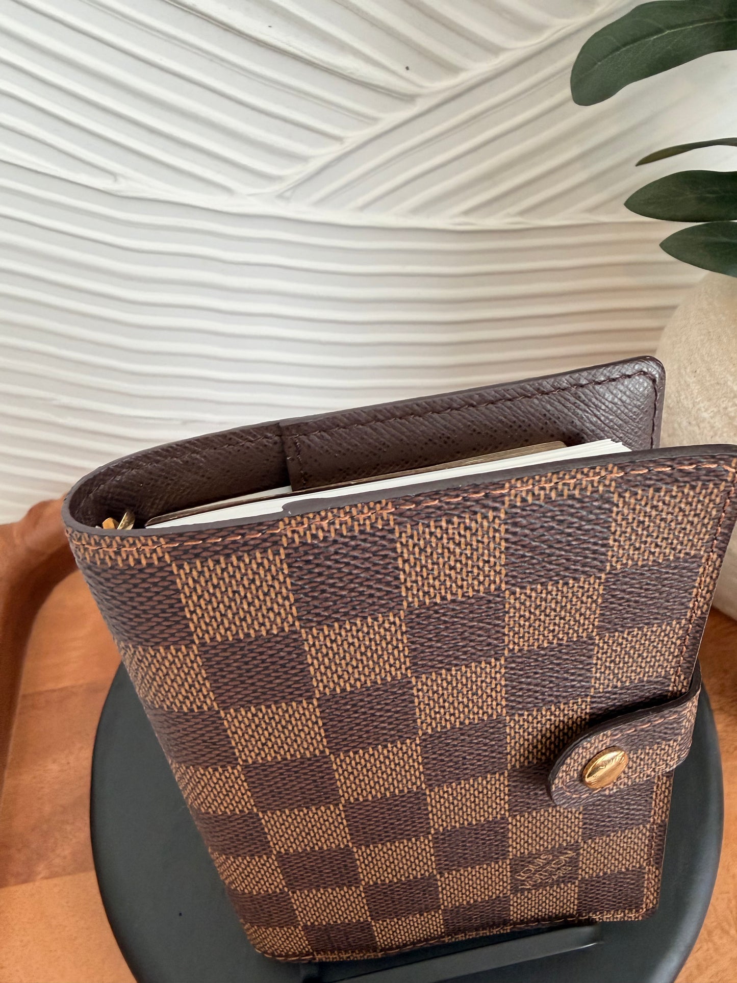 Louis Vuitton Damier Ebene Agenda Pm